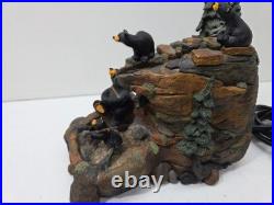 Big Sky Carvers Bearfoots MOUNTAIN FOUNTAIN Bear Statue By Jeff Fleming READ
