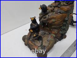 Big Sky Carvers Bearfoots MOUNTAIN FOUNTAIN Bear Statue By Jeff Fleming READ
