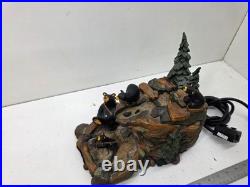 Big Sky Carvers Bearfoots MOUNTAIN FOUNTAIN Bear Statue By Jeff Fleming READ
