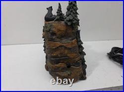 Big Sky Carvers Bearfoots MOUNTAIN FOUNTAIN Bear Statue By Jeff Fleming READ