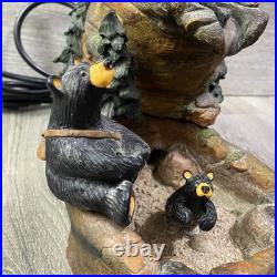 Big Sky Carvers Bearfoots MOUNTAIN FOUNTAIN Bear Statue By Jeff Fleming READ