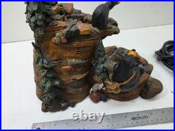Big Sky Carvers Bearfoots MOUNTAIN FOUNTAIN Bear Statue By Jeff Fleming READ