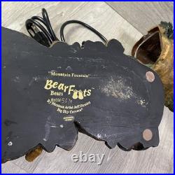 Big Sky Carvers Bearfoots MOUNTAIN FOUNTAIN Bear Statue By Jeff Fleming READ