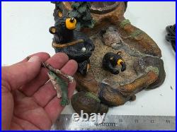 Big Sky Carvers Bearfoots MOUNTAIN FOUNTAIN Bear Statue By Jeff Fleming READ