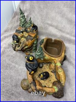 Big Sky Carvers Bearfoots Mountain Fountain Jeff Fleming Bear Waterfall Decor