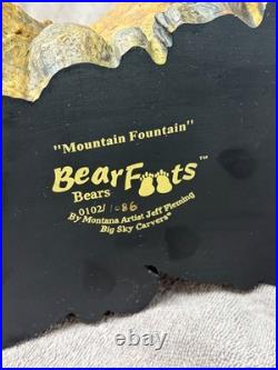 Big Sky Carvers Bearfoots Mountain Fountain Jeff Fleming Bear Waterfall Decor