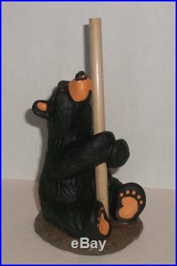 Big Sky Carvers Bearfoots Penny Bear Pencil Holder Figurine # B5080052