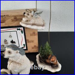 Big Sky Carvers Bearfoots Polartivity 7 Piece Set Polar Bear Nativity Set w BOX