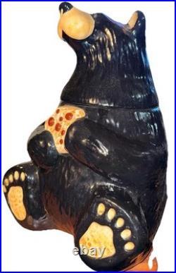 Big Sky Carvers Bearfoots Tabletop Bear Cookie Jar Jeff Fleming Food Collectible