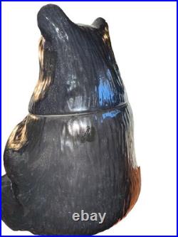 Big Sky Carvers Bearfoots Tabletop Bear Cookie Jar Jeff Fleming Food Collectible