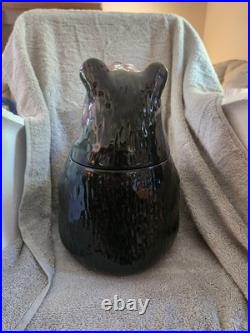 Big Sky Carvers Bearfoots Tabletop Bear Cookie Jar Jeff Fleming Food Collectible