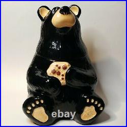 Big Sky Carvers Bearfoots Tabletop Cookie Jar Black Bear Foots by Jeff Fleming