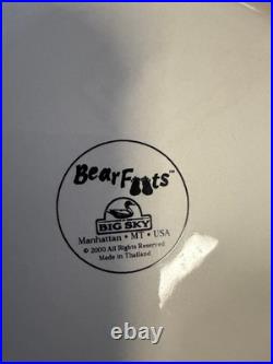 Big Sky Carvers Bearfoots Tea For One Set Jeff Fleming Black Bear Teapot Cup Sau
