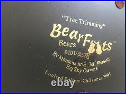 Big Sky Carvers Bearfoots Tree Trimming Figurine LTD Ed Jeff Fleming FREE SHIP