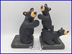 Big Sky Carvers Bearfoots Trilogy Bookends Bear Figurines
