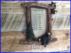 Big Sky Carvers Bearfoots VINTAGE Hanging Never Judge A Day By The Weather sign