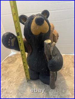 Big Sky Carvers Bears 15 Jeff Fleming Bearfoots Hiker Bear Statue Sculpture