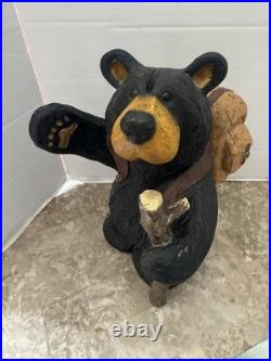 Big Sky Carvers Bears 15 Jeff Fleming Bearfoots Hiker Bear Statue Sculpture