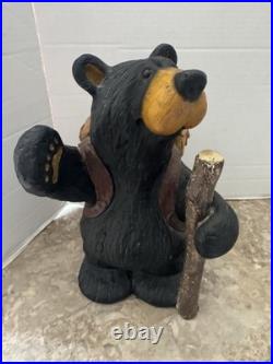 Big Sky Carvers Bears 15 Jeff Fleming Bearfoots Hiker Bear Statue Sculpture