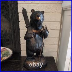 Big Sky Carvers Bears J. M. Fleming Black Bear Skier Bear