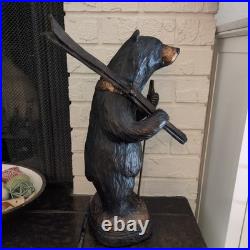 Big Sky Carvers Bears J. M. Fleming Black Bear Skier Bear