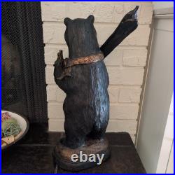 Big Sky Carvers Bears J. M. Fleming Black Bear Skier Bear