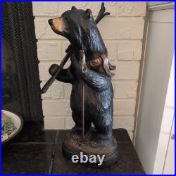 Big Sky Carvers Bears J. M. Fleming Black Bear Skier Bear