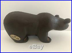 Big Sky Carvers Bears Jeff Fleming Solid Wood 12 Brown Bear Carving Sculpture