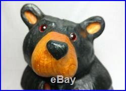 Big Sky Carvers Bears Jeff Fleming Solid Wood Black Bear Carving Sculpture 10