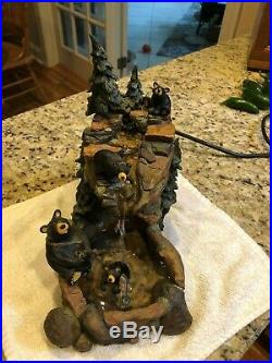 Big Sky Carvers Bears Mountain Fountain-Hard to Find In Great Condition Works