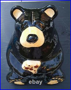 Big Sky Carvers Bears by Jeff Fleming Bearfoots Tabletop Cookie Jar Black Bear