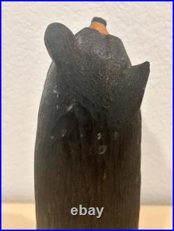 Big Sky Carvers Bears by Jeff Fleming Black Bear with Salmon Fish Hand Carved Wood