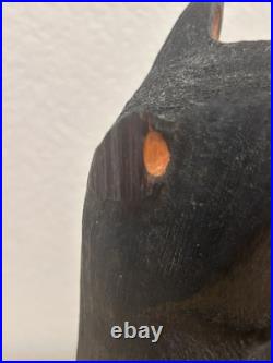 Big Sky Carvers Bears by Jeff Fleming Black Bear with Salmon Fish Hand Carved Wood Big Sky Carvers Bears by Jeff Fleming Black Bear with Salmon Fish Hand Carved Wood