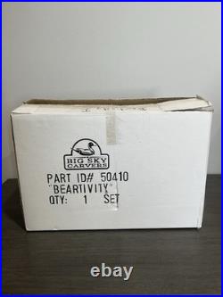 Big Sky Carvers Beartivity I, II, &III Bearfoots Nativity + Forest Nativity Sets