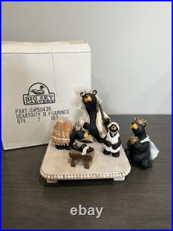 Big Sky Carvers Beartivity I, II, &III Bearfoots Nativity + Forest Nativity Sets