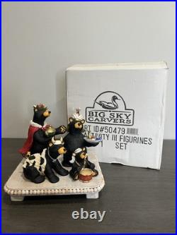 Big Sky Carvers Beartivity I, II, &III Bearfoots Nativity + Forest Nativity Sets