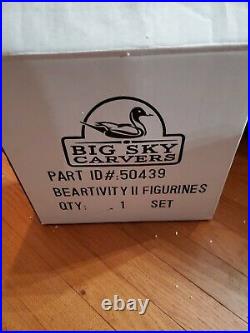 Big Sky Carvers Beartivity I & II Nativity Set Mint in Box