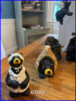 Big Sky Carvers Beartivity Set I and II of 12 bears with Box Nativity Set