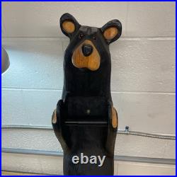 Big Sky Carvers Big Sky Bears 32.5 Bear TP Holder Jeff Fleming Original