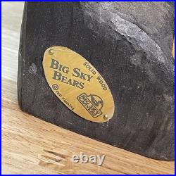 Big Sky Carvers Big Sky Bears 32.5 Bear TP Holder Jeff Fleming Original