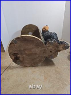 Big Sky Carvers Black Bear Resin Paper Towel Holder 15×10