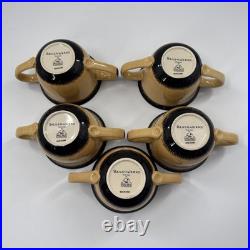 Big Sky Carvers Brushwerks Bear Double Handle Chili Soup Bowl Lot Of 5