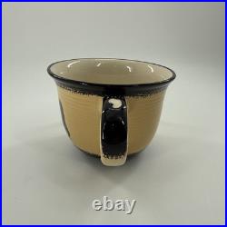 Big Sky Carvers Brushwerks Bear Double Handle Chili Soup Bowl Lot Of 9