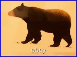 Big Sky Carvers Brushwerks Bear Large 16 Oval Serving Platter Tray RARE