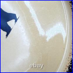 Big Sky Carvers Brushwerks Bear Set Stoneware Dinner Plate 8Pc Set