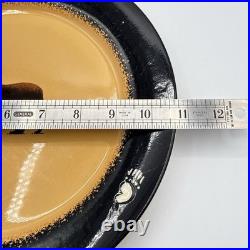 Big Sky Carvers Brushwerks Bear Set Stoneware Dinner Plate 8Pc Set