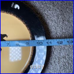 Big Sky Carvers Brushwerks Bear Set Stoneware Dinner Plate Salad Plate 8Pc Set