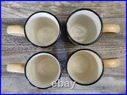 Big Sky Carvers Brushwerks Bear Stoneware Mugs Set of 4 New 5.5 x 3.5