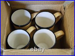Big Sky Carvers Brushwerks Bear Stoneware Mugs Set of 4 New 5.5 x 3.5