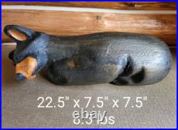 Big Sky Carvers CLIMBER BEAR Wood Carving 1996 USA